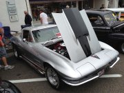 Silver and Black 1963 Corvette Stingray 